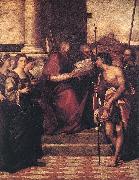 Sebastiano del Piombo San Giovanni Crisostomo and Saints oil painting picture wholesale